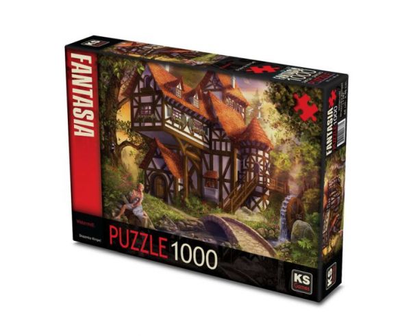 KS Puzzle 1000 Parça Watermill