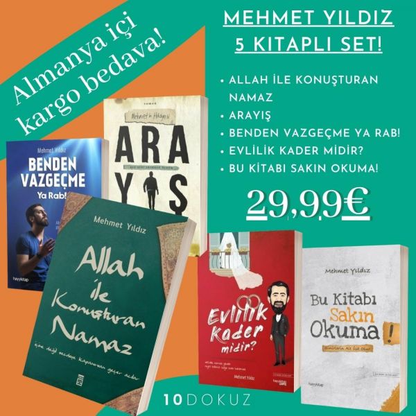 Mehmet Yıldız 5 Kitaplı Set