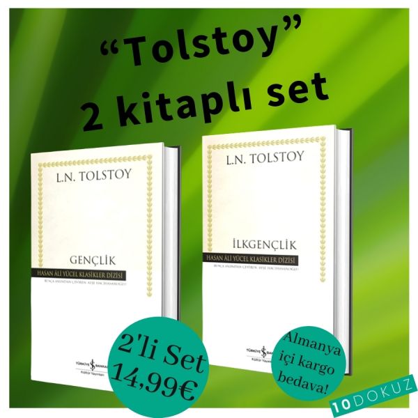 Tolstoy 2 Kitaplı Set (Gençlik & İlk Gençlik)
