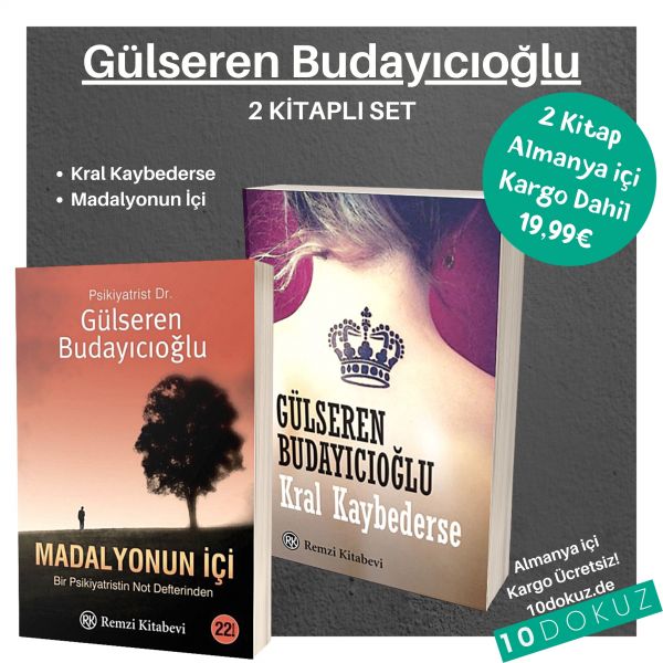 Gülseren Budayıcıoğlu 2 Kitap SET (Kral Kaybederse ve Madalyonun İçi)