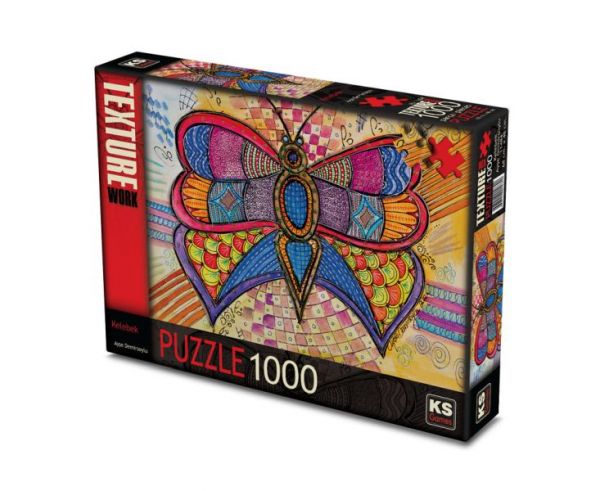 KS Puzzle 1000 Parça Kelebek 11484