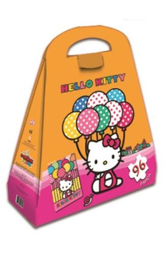 Hello Kitty Çantalı Yap Boz Balon 96 Parça Puzzle 40619