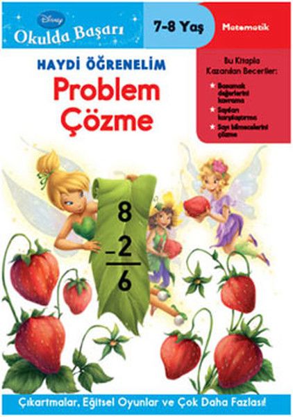Haydi Öğrenelim Problem Çözme 7 8 Yaş Disney Okulda Başarı 10 Tinkerbell