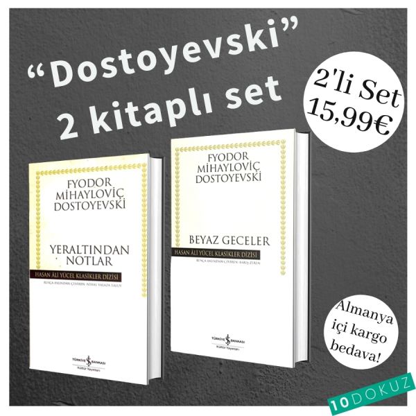 Dostoyevski 2'li Set (Yeraltından Notlar ve Beyaz Geceler)