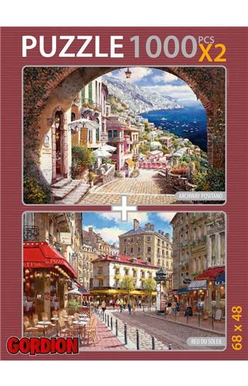 Archway Positano Reu Du Soleil 2x1000 Parça Puzzle 40140