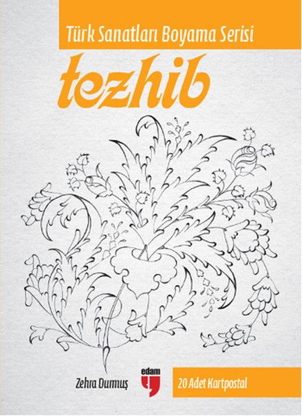 Tezhib Türk Sanatları Boyama Serisi 20 Adet Kartpostal