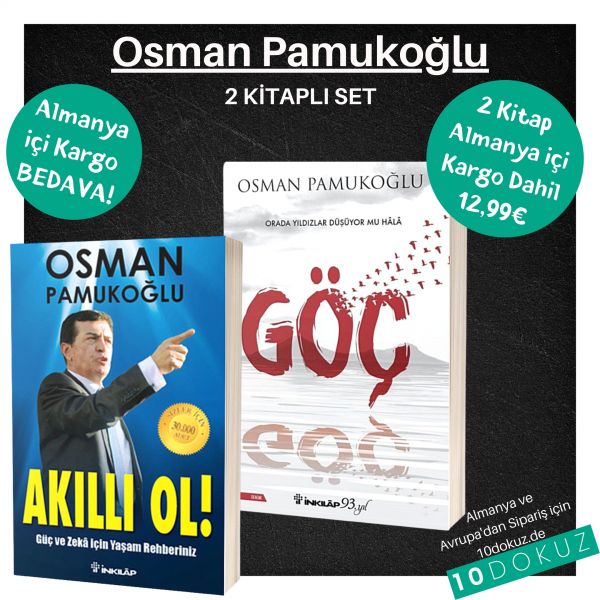 Osman Pamukoğlu 2 Kitaplı Set ( Akıllı Ol / Göç )
