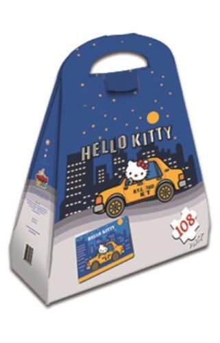Hello Kitty Çantalı Yap Boz Taksi 108 Parça Puzzle 40612