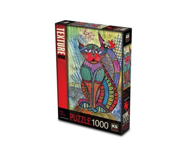 KS Puzzle 1000 Parça Bilge Kedicik