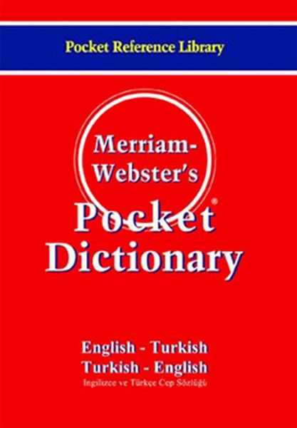 Merriam Webster's Pocket Dictionary English Turkish Turkish English